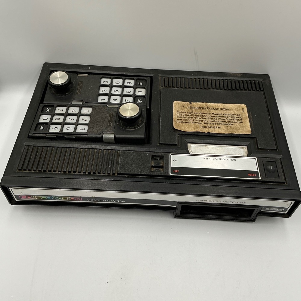 ColecoVision Video Game System Console with Controllers and Games Lot Tested‎